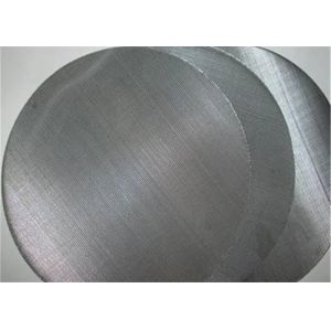 Fine 14 20 Micron Stainless Steel Wire Cloth Discs Round /Square Shape