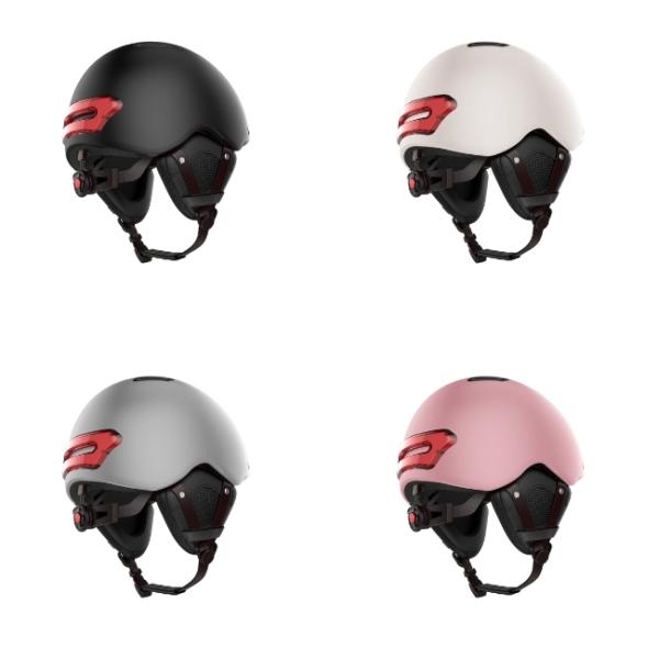 Smart Bluetooth Riding Helmet EN1078 Hi Tech Bike Helmet With Brake Light