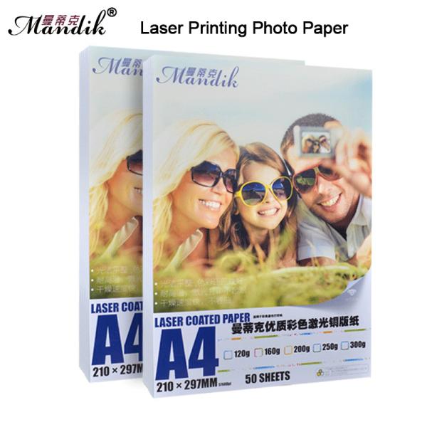 Buy 200gsm Glossy Carbon Powder Laser Printing Photo Paper at wholesale prices