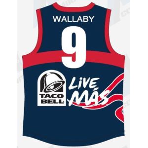 300gsm Powersports Aussie Rules Jersey Guernsey 58-97cm Sleeve
