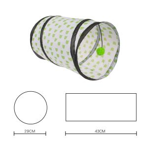 Washable Collapsible 2 Holes Cat Play Tunnel