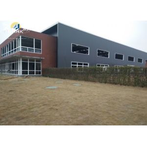 Quality Galvanized Prefab Metal Storage Building , Prefabricated Steel Warehouse for sale