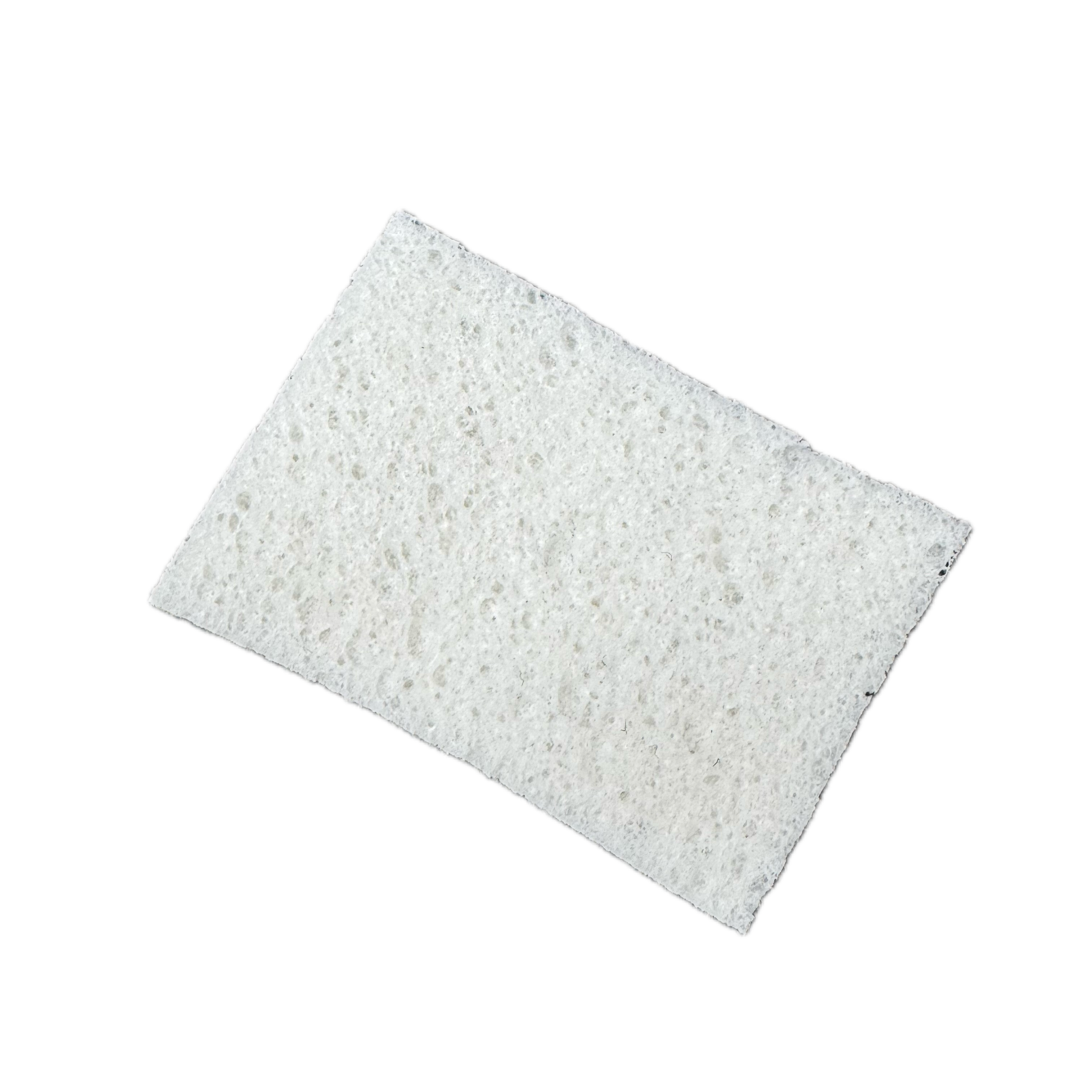 White Biodegradable Compressed Cellulose Sponge for Kitchen Cleaning