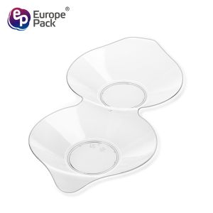 Food grade container disposable special shape hard plastic plates