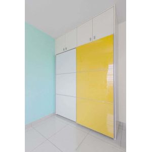 Customized Color Decorative Lacquered Glass for Wardrobe Cabinet Wall Office