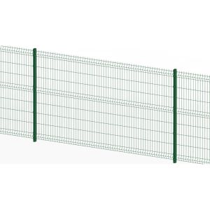 Steel Wire Mesh Safety Fencing Powder Coated Surface Treatment