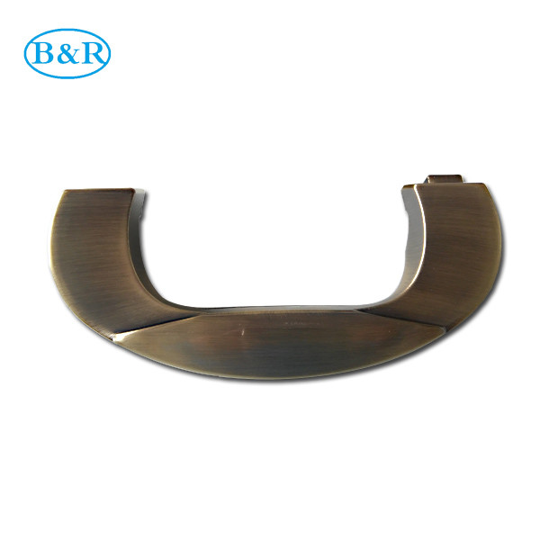 Half Moon Design Metal Coffin Handles Casket Handles Zamak Material