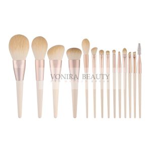 China Rosy Gold Synthetic Hair Brush ISO9001 For Traveling Taking on sale