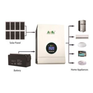 5KW Off-Grid Solar Inverter Solar System for Home Pure Sine Wave Output, with