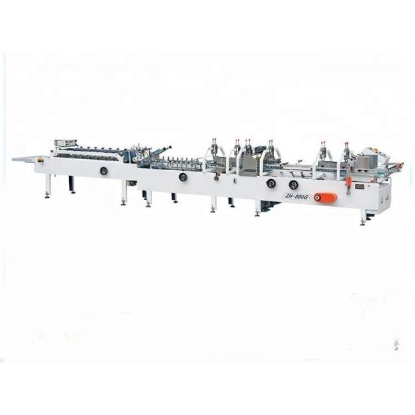 Buy Paper Board Carton Box Multi Lock Bottom Folder Gluer Machine Automatic at wholesale prices