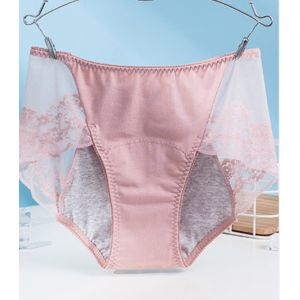 Women Safety Lace Menstrual Female Physiological Underwear Three-Layer Seamless