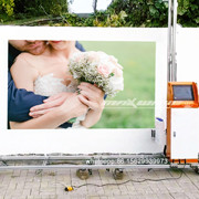 AC230V 2100mm Height CYMKW Wall Picture Printer