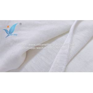 FR Knitted Fabric Stretch Mattress Fire Barrier With Glass Fiber