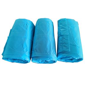 Biodegradable Blue HDPE Diaper Waste Bags with light fragrance
