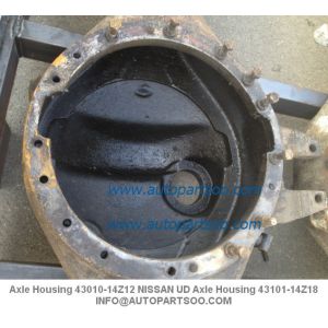 Eje delantero vivienda 43010-14Z12 NISSAN UD con eje trasero vivienda 43101