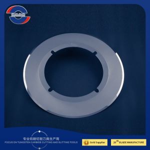 High Strength Tungsten Carbide Industrial Blades Circular Slitting Blade For