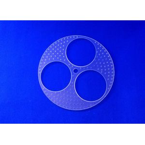 Strong Hardness High Melting Temperatures Optical Fused Quartz Glass Stable