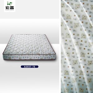 Custom Printed 70g-90gsm Polyester Mattress Fabric Good Light Resistance