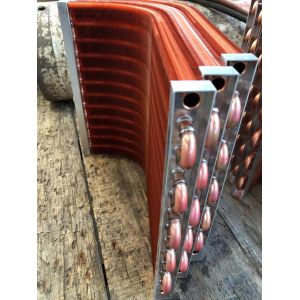 Refrigeration Heat Pump Condenser Coil Micro Channel Water Cooled