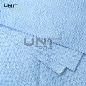 Protective Cloth 30gsm Sms Surgical Non Woven Fabric Sesame Pattern
