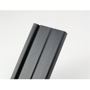 Hard PVC Channel Rigid Plastic Profile Extrusion Square Tube
