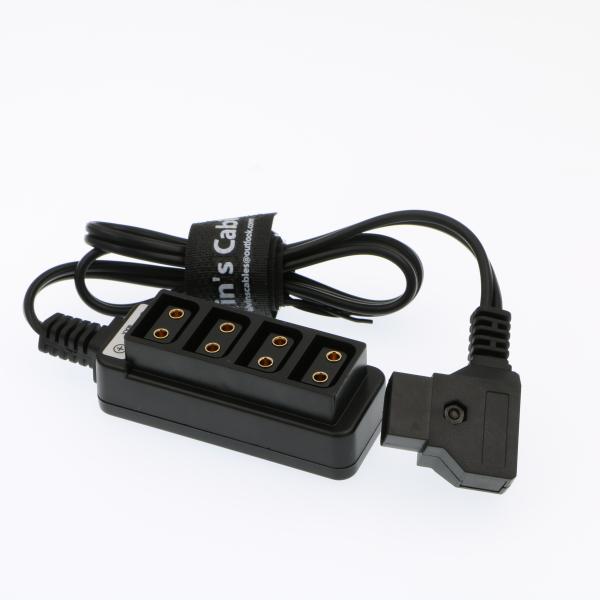 Alvin's Cables D Tap Male to 4 Port Dtap Female Splitter Power Cable for ARRI RED Cameras TILTA Steadicam IDX Battery