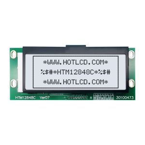 128x48 Matrix Graphic LCD Module With SPI Interface HTM12848C