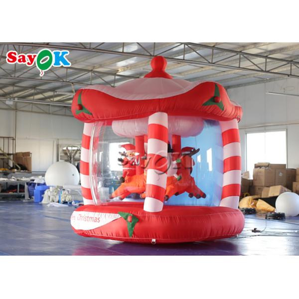 Customized 3m Outdoor Inflatable Christmas Carousel