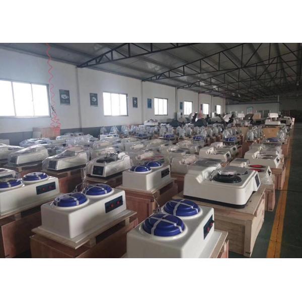 200mm Metallographic Sample Preparation Equipment Double Disks Touch Screen