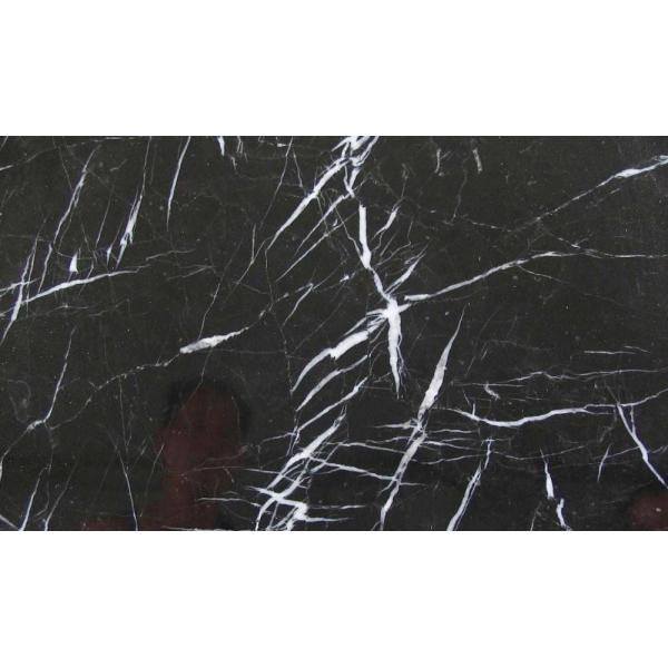 China Cheap black and white marble slab 2 cm natural stone slab