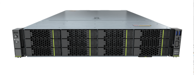 2U Rack Server with 12 * 3.5 Configuration 24*2.5inch HDD Chassis and 25G Optical Port