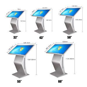 Floor Standing Self Service Kiosk LCD Touch Screen Kiosk With Windows / Android