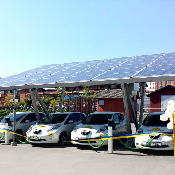 Pv Module Carport Solar Mounting System Ground Mounted for Car parking solar