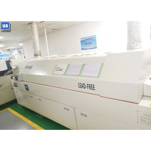 PCB Lead Free 5 Zones SMT Reflow Machine Forced air Coooling Type