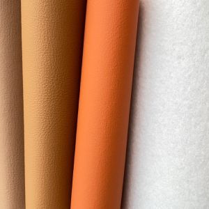 Soft PVC Artificial Embossing Leather High Density Stain Resistant