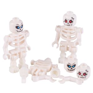 Children gifts medival knight ninja halloween skeleton action figures building