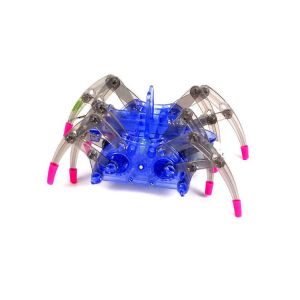 Blue Intelligent Spider Robot DIY Educational Toys For Kids