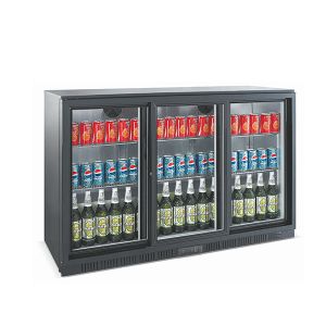 Auto Defrost Back Bar Cooler 330L Capacity With Adjustable Chromed Shelves