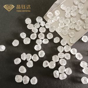 1 Carat Uncut White HPHT Lab Grown Diamonds Synthetic Diamond