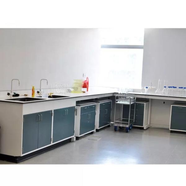 Epoxy Resin Coating Lab Bench Work Dental Steel Science Lab Workbenches