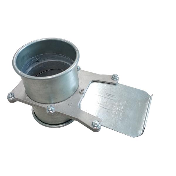 Connect Roll Round End Dust Collection Blast Gate 4 inch , sliding damper