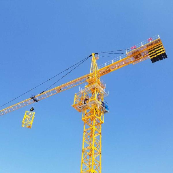 Wire Rope Hoisting Mechanism Hammer Head Tower Crane 60 Meters Boom Length