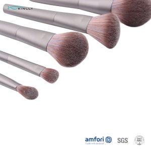 ISO9001 7pcs Travel BSCI Cosmetic Makeup Brush Set