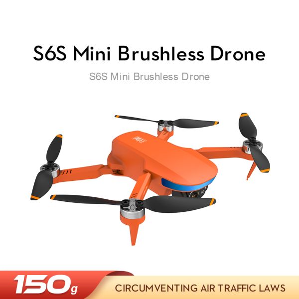 New S6S Brushless Motor Drone 6K HD Dual Camera RC Auto Obstacle Avoidance Professional Foldable Quadcopter