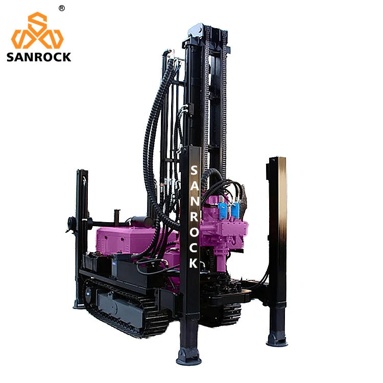 Water Borehole Drilling Machine High Productivity Crawler Drilling Rig Deep Water Well Drilling Rigs
