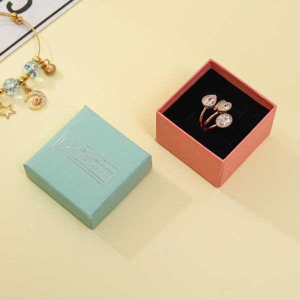Black Foam Insert Luxury Jewelry Paper Packaging Gift Box