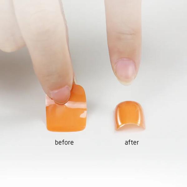 New Product semi-cured gel strips hot selling Chameleon Gel nail stickers