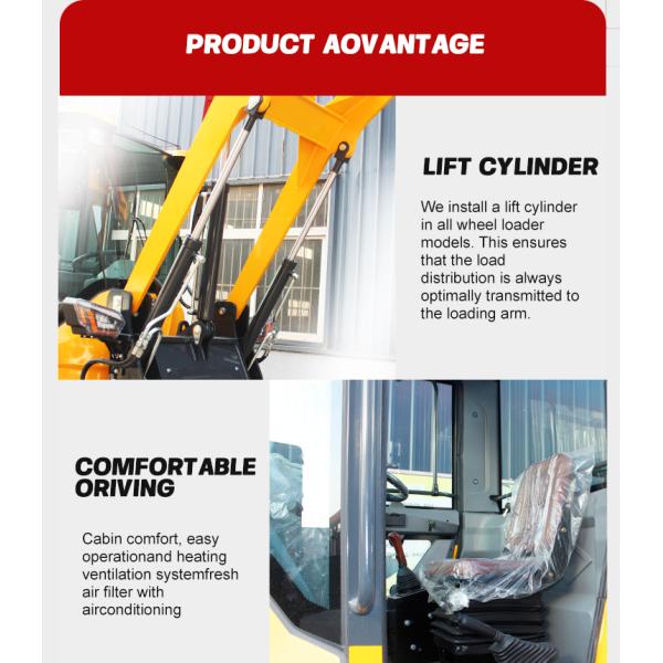 Hot Sale Construction Compact Frontend Wheel Loader Optional Forklifts Telescopic Boom Loader