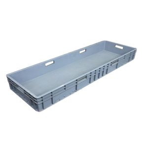 China Polypropylene Euro Stacking Trays Boxes With Solid Base on sale
