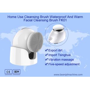 China Home Use CE Electric Facial Cleansing Brush Waterproof Silicone Massager on sale